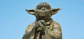Visiting Lucasfilm Yoda Fountain at the Presidio